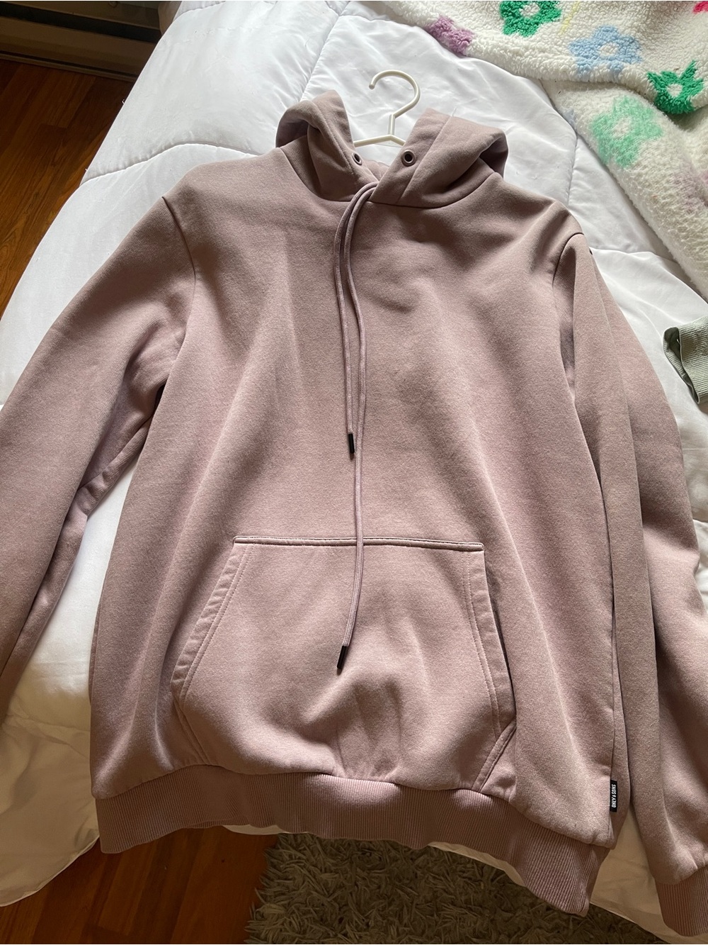 ONLY & SONS Mauve Pink Hoodie Sweatshirt